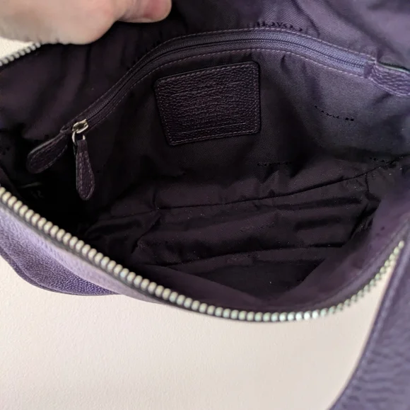 Coach Purple Shoulder Bag - Picture 11 of 16